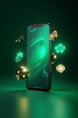 Móvil con la app de juego